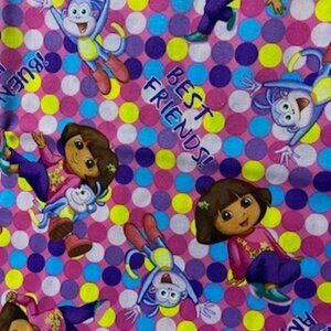 NEW Dora The Explorer One Hip Explore FABRIC By The Yard Cotton Springs Creative